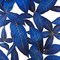 Abstract Modern Blue Leaves Poster Print by Atelier B Art Studio - Item # VARPDXBEGFLO174